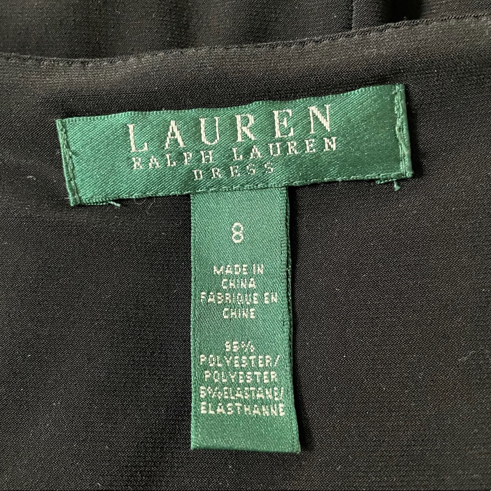 Lauren Ralph Lauren Draped Dress - sz 8 - Picture 6 of 6